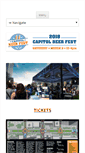 Mobile Screenshot of capitolbeerfest.com